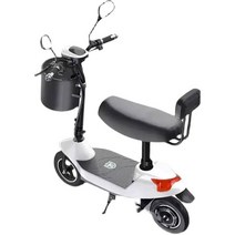 미니 전기자전거 접이식 전동킥보드 1인용 2인용 전기스쿠터 배터리 충전식 통근용 외출용, 단일사이즈, 48V 2인승