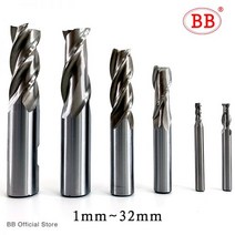 BB 엔드 밀 고정밀 HSS 금속 커터 Co8 코발트 D1-32mm 2 3 4 플루트 이빨 알루미늄 밀링 공구 키 인승 라우터 비트, One Color_4 Flutes-HSS, One Color_4 Flutes-HSS, One Color