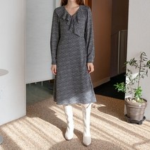 [나인] 데일리 러플 카라 원피스(OP-5024)