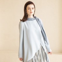 엘레아노 보타이 포인트 블라우스 EMACB60 SB