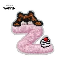 와펜 패치 자수 빈티지 이니셜 열접착 스티커 G타입 A-26