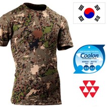 T30 반팔 쿨론 SPORTS 무지 디지털 반팔티 90~110 여름 반팔 티셔츠 군인 군용 스포츠 아미 태성