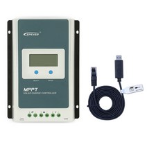 epever mppt 30a 태양열 충전 컨트롤러 12v 24v auto back-light lcd 태양 전지 패널 레귤레이터 for solar power system tracer, 3210an PC 케이블