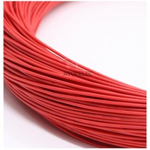 1M UL1007 30/28/26/24/22/20/18/16 AWG PVC 주석 도금 구리 연선 케이블 블랙/브라운/레드/오렌지/옐로우, 04 빨간_07 18AWG