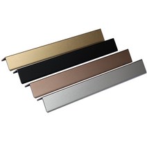 바닥 재료 분리대 몰딩 코너비드 타일 욕실문 금속 코너 보호 스트립 알루미늄 합금, silver, 폭1cm