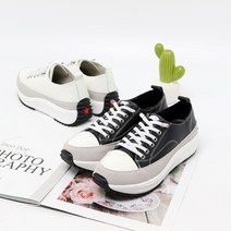 천연가죽 말랑푹신 발편한 키높이 4cm 운동화 슬립온 스니커즈 445