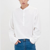 빅사이즈 루즈핏 얇은 가을 여름 긴팔 남방 남성셔츠 데일리룩 봄