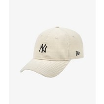 NEW ERA 뉴에라 MLB 코듀로이 뉴욕 양키스 언스트럭쳐 볼캡 아이보리 940UNST CORDUROY NEYYAN BEI