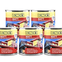 본덱스 매트 오일스테인 375ml 우드스테인 유성 외장용 목재 방부방충용 도료, 551 초록