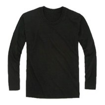 30수 남자 여자 베이직 기본 라운드 쫀쫀한 긴팔 무지티 면티