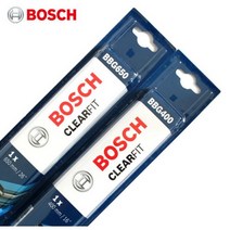 보쉬 르노삼성 SM3 네오 V4 클리어핏 CLEARFIT 와이퍼 블레이드 BBG 600mm + 400mm 세트, 1세트