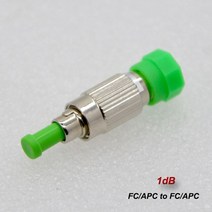 10PCS FC / APC Male Female Single Mode SM Fiber Attenuator Connector Fixed Type value 0-30db Optiona, 01 1dB_01 라인 커넥터