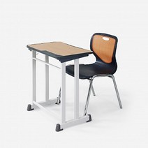 편한 영어유치원 강의실 책상의자세트 중학교 학원가구 1인책걸상 독서실, (YWBHS)비치 레드