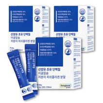 동국제약 산양유 초유 단백질 저분자 피쉬콜라겐 분말 간편 분말스틱 개별포장, 60g, 3box
