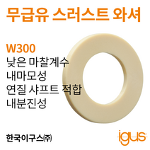 한국이구스 베어링 12-20mm iglidur® W300 독일 정품 스러스트 베어링 DUBUSH 오일리스 BUSHING 부싱, 내경 12mm:WTM-1224-015