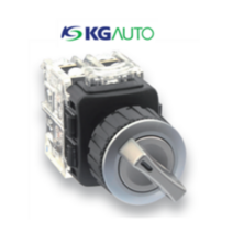 KG-AUTO 메탈 셀렉터스위치 25파이 KMS-J2M1 KMS-J2R1 KMS-J3M2 KMS-J3R2 원형 고급매입형, KMS-J3M2(3단 수동 2a2b)