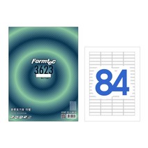 폼텍 LQ-3101 바코드용 라벨 (60단 20매), 폼텍 라벨 용지, 분류용 LQ-3623 (84단)