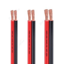 자동차 배선 전기 와이어 2 핀 UL2468 10AWG 6mm2 PVC 절연 베어 구리 케이블 자동차 배터리 UPS 인버터, 01 Red black_03 20m_02 12AWG