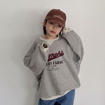디그린 맴피스맨투맨 키즈 유아 남녀공용 아기 맨투맨