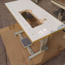 미싱 테이블 책상 탁상 재봉틀 작업대 재단 원목 탁자, 원형 및 비스듬한 탁상 선반 세트