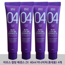 Amos NEW 컬링에센스HG 2x 40ml 4개세트, 1세트