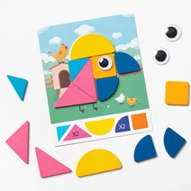 테셀레이션 퍼즐 200pcs 수학교구 / 어린이 유치원 초등