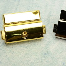 가죽공예 - 보석상자 잠금장식 걸쇠형 골드 니켈 가방 만들기 *개당가격*