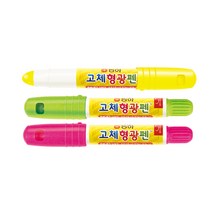 동아 고체형광펜(원형) 단색 12개입/타, 핑크
