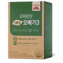 고려은단 식물성 오메가3 60캡슐, 4개