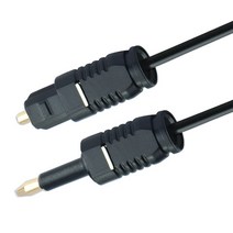 3.5mm 플러그-토스링크 오디오 케이블 디지털 SPDIF 광섬유 코드 금도금 스피커 블루레이 플레이어 Xbox 전, 01 Black_01 1 m