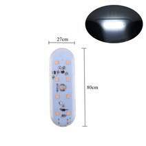 벽부등 외부벽 등 조명 자기 접촉 빛 손 자동차 지붕 자석 천장 실내 자동차 밤 독서, 8LED White