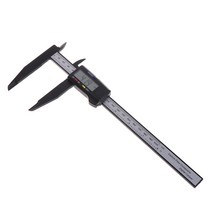 200mm 8 인치 LCD 디지털 버니어 캘리퍼스 전자 탄소 섬유 게이지 마이크로 미터, 검은 색