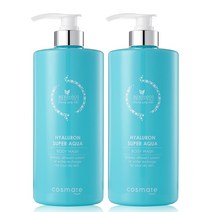 청정미인 히아루론수퍼 아쿠아 바디워시, 2개, 1000ml