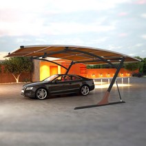 무료방문조립 홈&라이프 조립식 주차장 캐노피 차양막 어닝 렉산 파고라 주차천막 차고지 전원 주택 개인 차고, 홈&라이프 주차천막 싱글