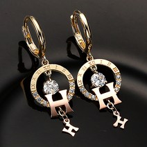 [14k18k귀걸이] 킨트주얼리 여성용 14K 유니크 자물쇠 귀걸이