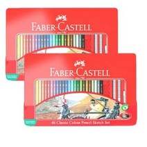 파버카스텔 일반색연필 틴 115849 2p, 48색