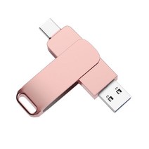 MG 라이프 디지털 3in1 OTG USB 512GB 1TB 대용량 메모리, 핑크색