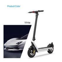 접이식 렌탈 휠 HX 플러스 전기 스쿠터 500W 36V 15.6Ah 10 인치 km/h IP54 스케이트 보드 접이식 경량, 01 WHITE