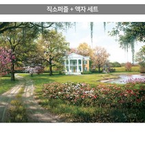 1000피스 직소퍼즐+액자세트 - 들장미가 있는 집 (액자포함), 단품, 단품