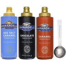 기라델리 씨쏠트카라멜 초콜릿 카라멜 스퀴즈보틀 16oz(482g) Ghirardelli Sea Salt Caramel Chocolate Caramel Squeeze Bottle