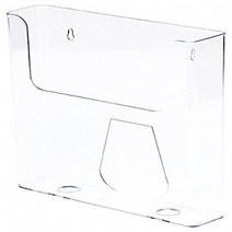 Plymor Brand Clear Acrylic 8.5 x 11 Paper/Catalog Holder 9” W x 2” D x 9.5” H Wallmount, 1