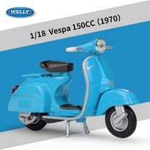 WELLY 1:18 베스파 946 150CC PX GTS 125CC 오토바이 시뮬레이션 합금 모델 컬렉션 자동차, 150CC 1970 상자 없음