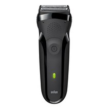 BRAUN 시리즈3 전기면도기, 300s, 블랙 상품 이미지