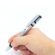 웰빙 롤 펜 롤러 5개묶음 건강 마사지 볼펜 아이디어 지압 수지 국산, 은색