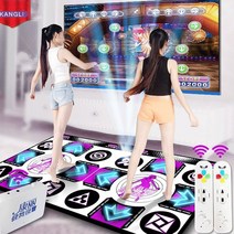오락실펌프 오락기 가정용 DDR 펌프 게임 기계 춤추는 다이어트영어 메뉴 댄스 패드 매트 컴퓨터 플래시 라이트 가이드 더블 댄스 매트 무선 제어 요가 매트 피트니스 91