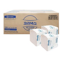크리넥스 53131 냅킨 프리미엄 (2겹) 160매 30밴드 한박스, 30팩, 화이트