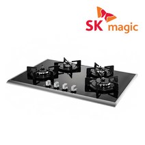 [할인쿠폰지급중] SK매직 2구/3구/4구(285x485/560x430-440/560x480/728x495mm) 가스 레인지 쿡탑 렌지 모음 GRAB221K 외, 배송/설치, LNG_4구_블랙(코드식), GRAB430K(728x495)