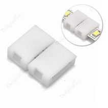 알루미늄 프로파일 솔더리스 LED 스트립 액세서리 2345PIN 코너 커넥터 10mm 와이드 적합한 WS2812B WS2811 RGB RGBW RGBWW, I type, 1pcs, 2 pin 8mm
