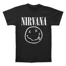 ROCKPANDA Nirvana White Smiley 반팔티