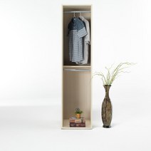 옵티마 롤스크린 드레스룸 500 2단옷장 시스템옷장, 화이트_GBW035WX-F